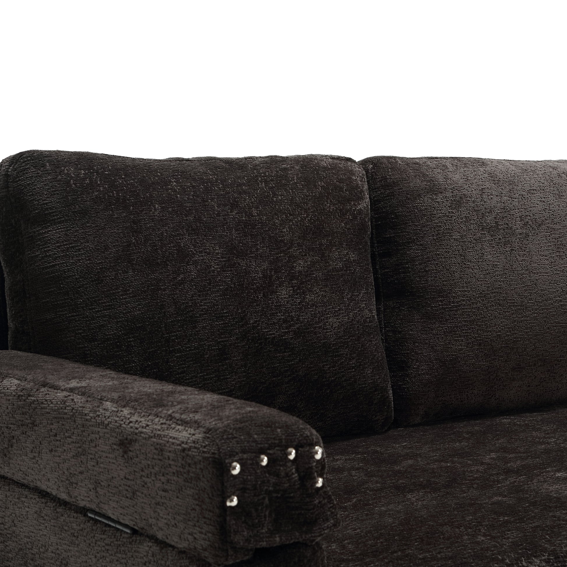 United Sectional Sofa Reversible Sectional Sleeper Sectional Sofa With Storage Chaise Black Chenille