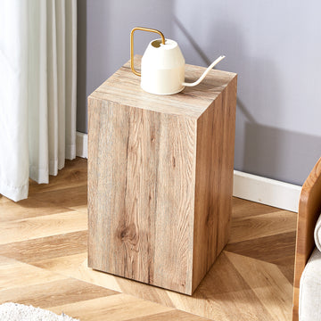 Elevate Your Living Space With This Modern Mdf Coffee Table That Showcases Smooth, Light Wood Color Texture Patterns. It Is Characterized By Stylish Design. Wood Mdf