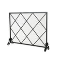 Fire Screens Black Iron