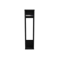 Toliet Paper Holder Magna, Bathroom, Black Black Particle Board Engineered Wood