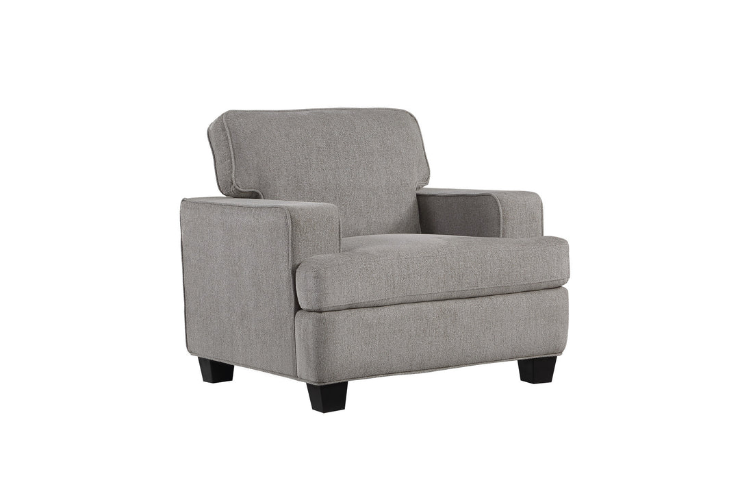 Andie Gray Accent Chair Gray Foam Engineered Wood