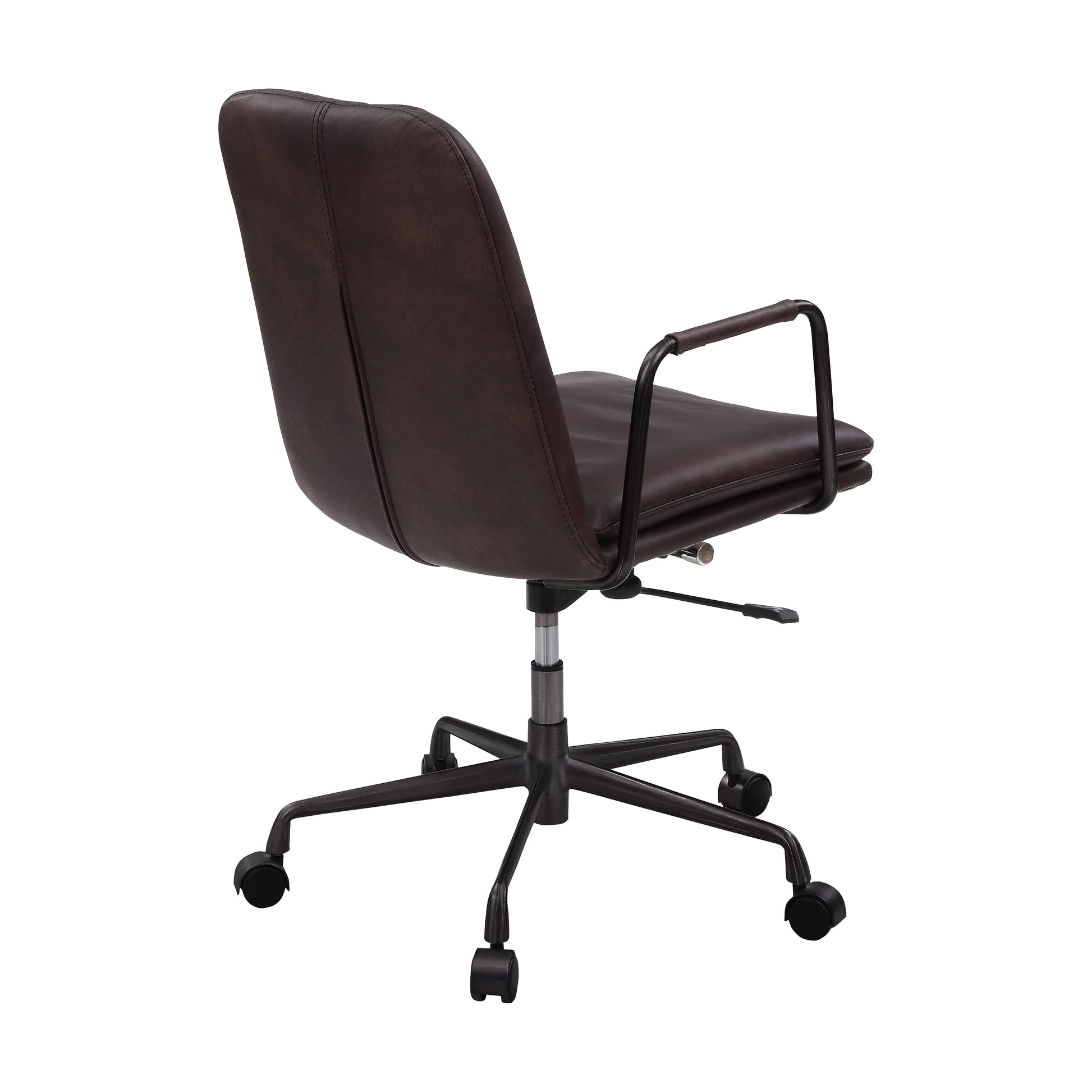 Mars Top Office Chair With Swivel Solid Brown Office Office Chairs Solid Back Swivel Genuine Leather