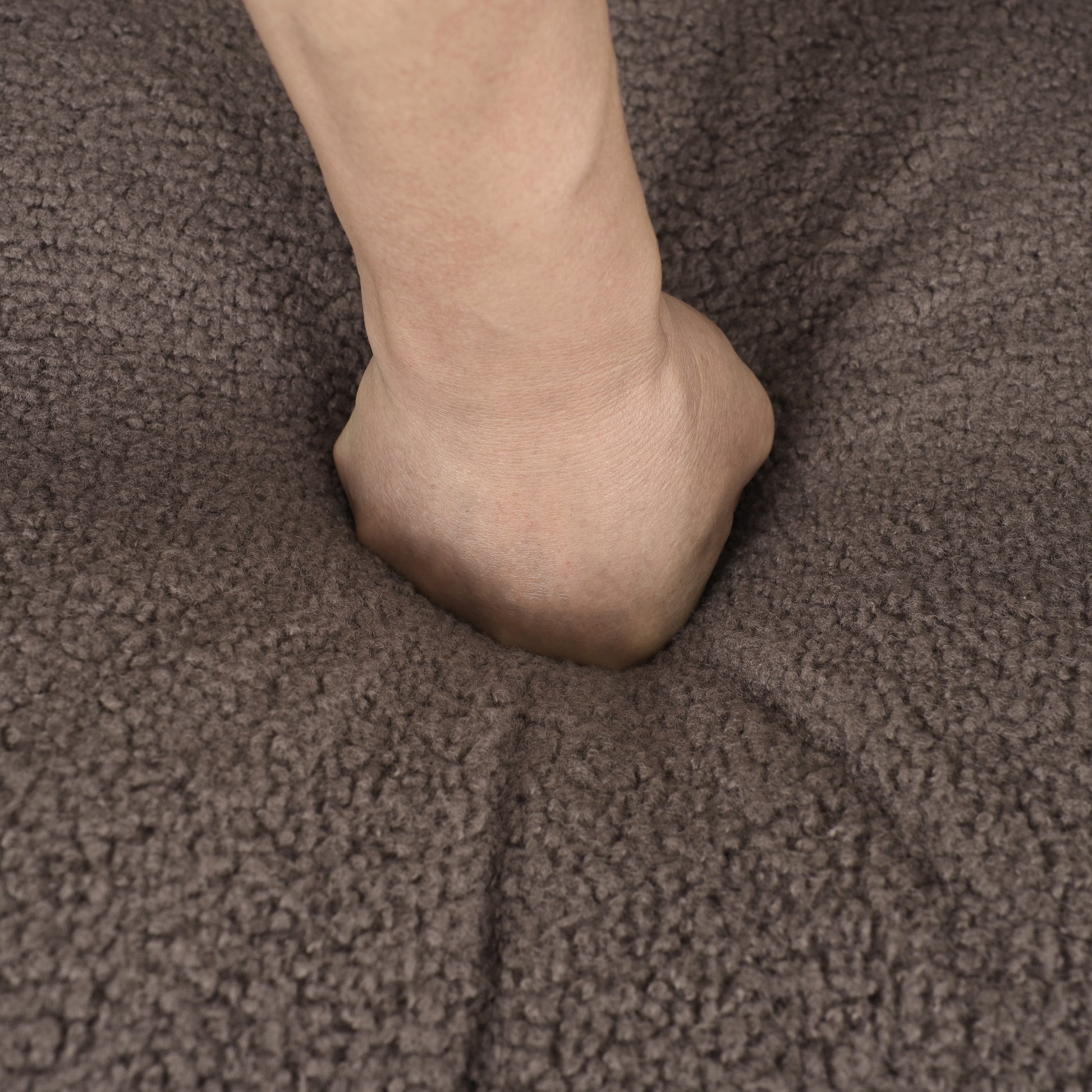 Upholstered Accent Chair Tufted Armchair For Living Room And Bedroom, Russet Brown Brown Birch Foam Teddy