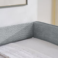 Daybed With Trundle Upholstered Tufted Sofa Bed, Full Size, Boucle Fabric, Grey 83