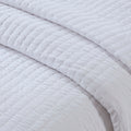 3 Piece Quilt Set White Full Queen Full White Cotton