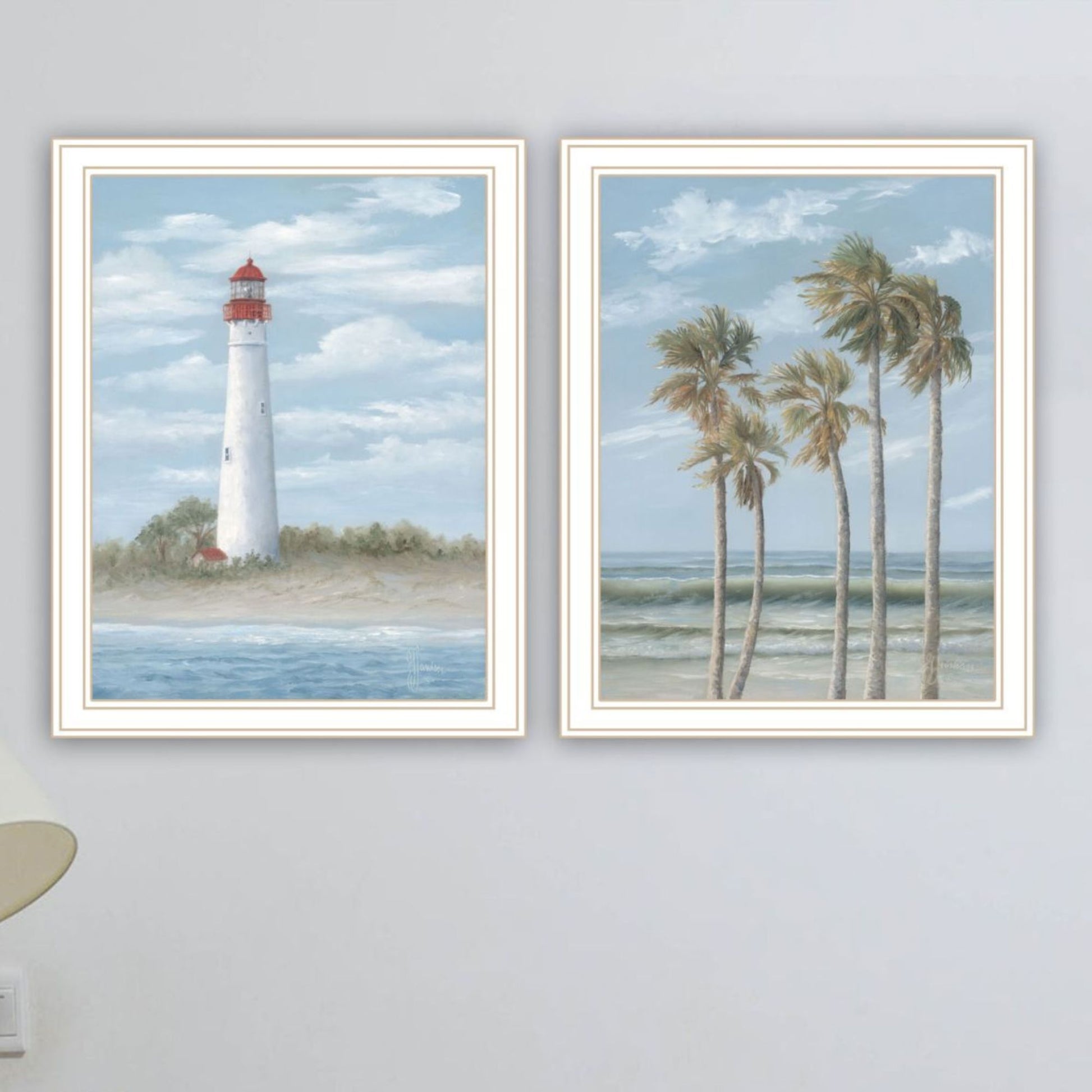 "Beach Days" Framed Wall Art For Living Room, Wall Art Print For Home Decor, Bedroom Wall Art By Georgia Janisse Multicolor Wood Paper