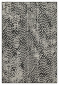 Sunshine Gc Har2011 Anthracite 5 Ft. 3 In. X 7 Ft. 3 In. Indoor Outdoor Area Rug Anthracite Polyester Polypropylene