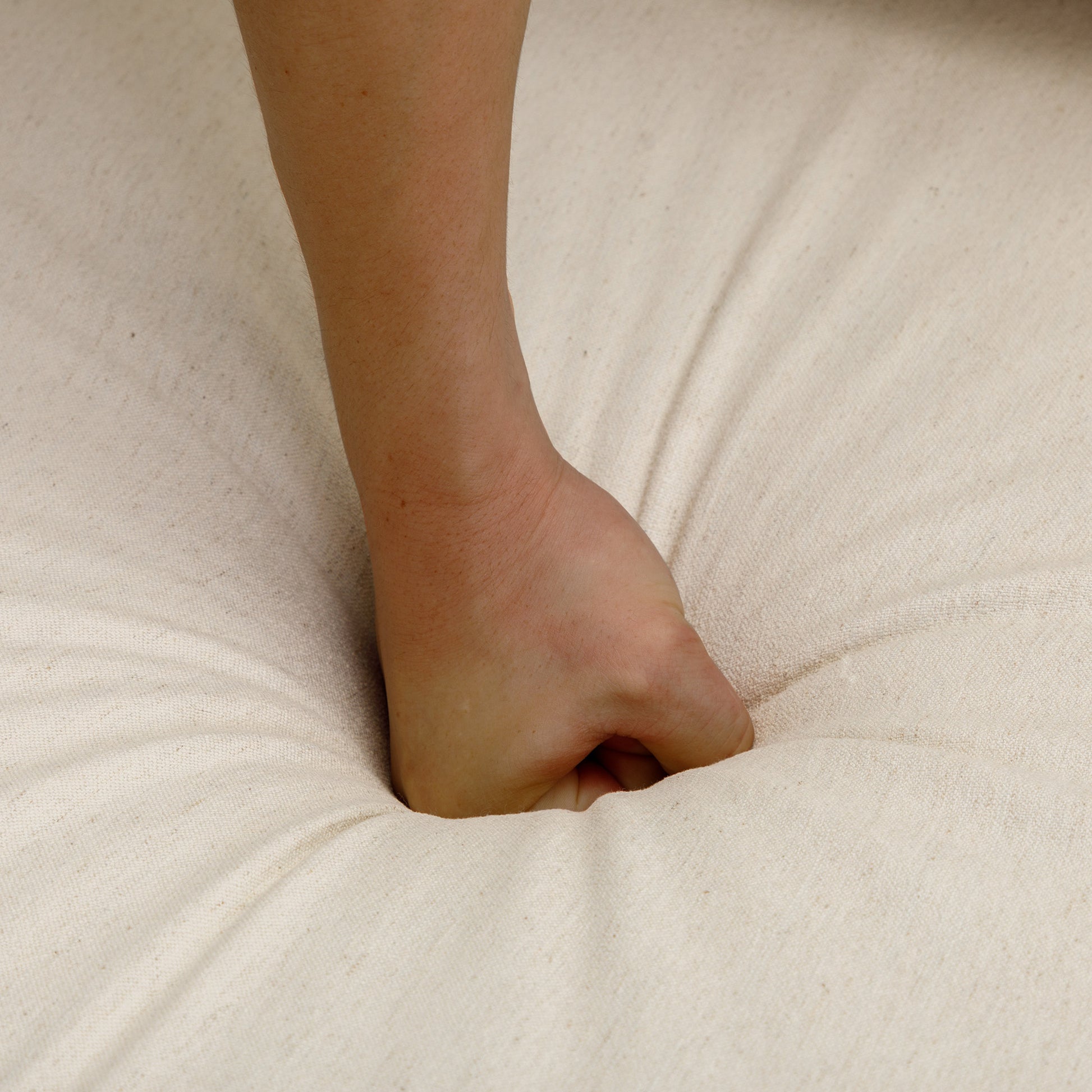 4 Seat Module Sectional Sofa Couch,Seat Cushion And Back Cushion Removable And Washable,Linen Fabric Cover,Cream Cream Wood Primary Living Space Medium Soft Rubberwood Foam Linen 4 Seat