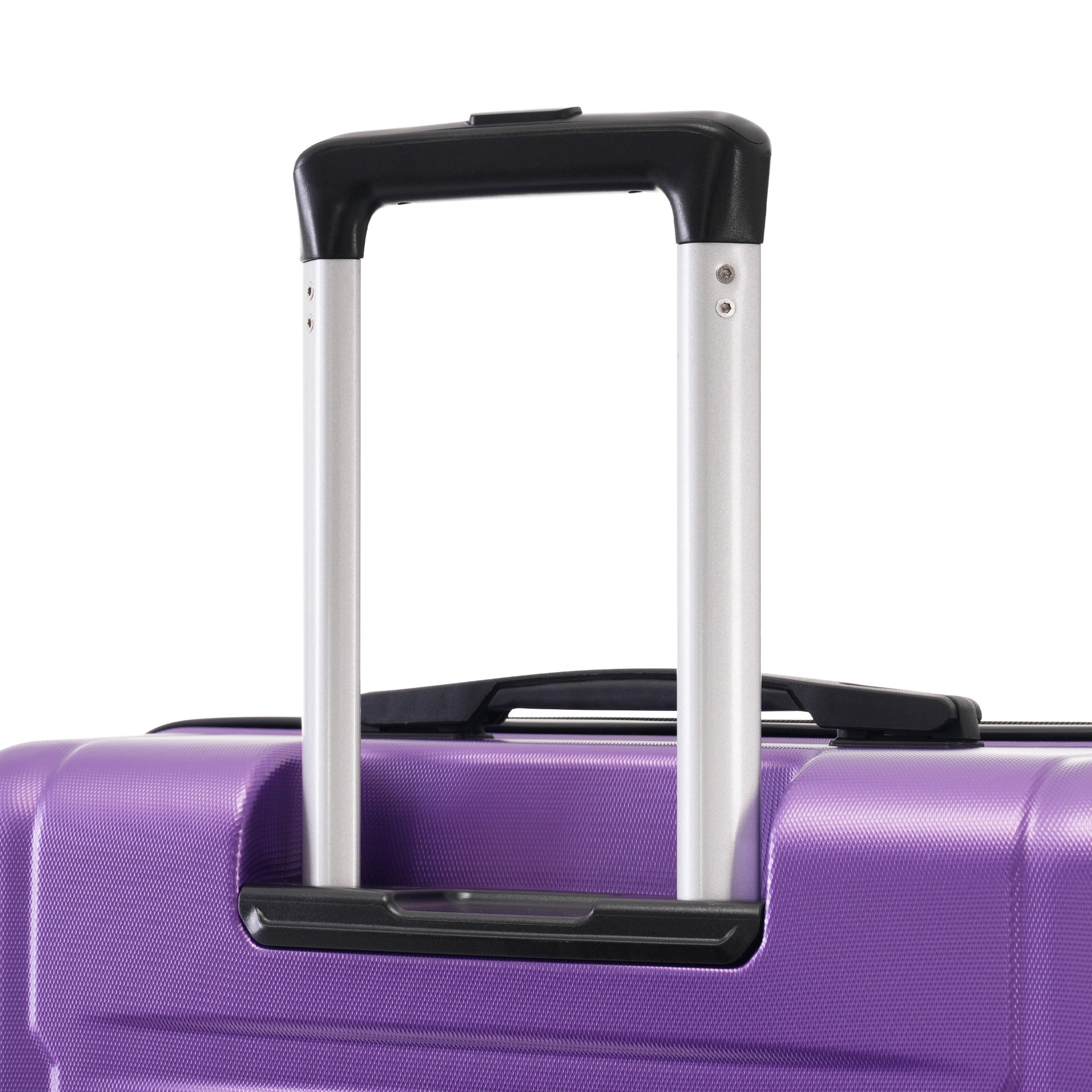 2 Piece Luggage Set With Bags Expanable Spinner Wheels Abs Lightweight Suitcase With Tsa Lock 20Inch 28Inch Purple Abs