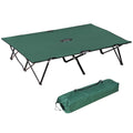 Outsunny 2 Person Folding Camping Cot For Adults, 50