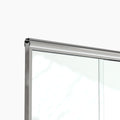 Semi Frameless Sliding Shower Door 56 60 In. W X 72 In. H, Bathroom Sliding Door With 5 16