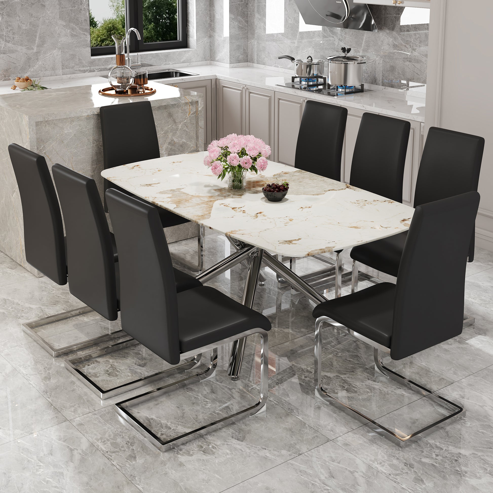 Steve Silver Montibello Dining Table Set Steve Silver Camila