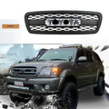 Trd Pro Aftermarket Front Grill For 1St Gen 2001 2002 2003 2004 Toyota Sequoia W E Letters Matte Black Matt Black Abs Abs