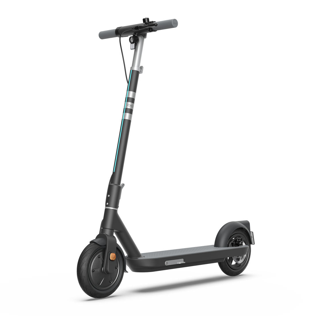 Foldable Electric Scooter W 18.6 Miles Max Operating Range & 15.5 Mph Max Speed Black Black Aluminum