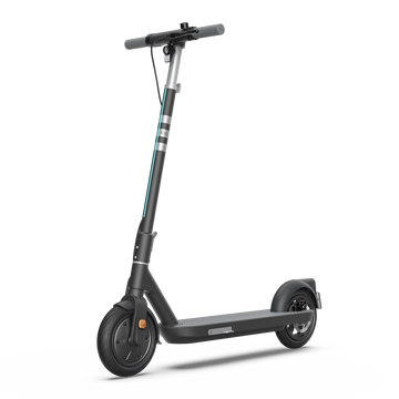 Foldable Electric Scooter W 18.6 Miles Max Operating Range & 15.5 Mph Max Speed Black Black Aluminum