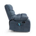 Massage Recliner Charcoal Fabric