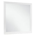 Charlston White Mirror White Solid Wood Mdf