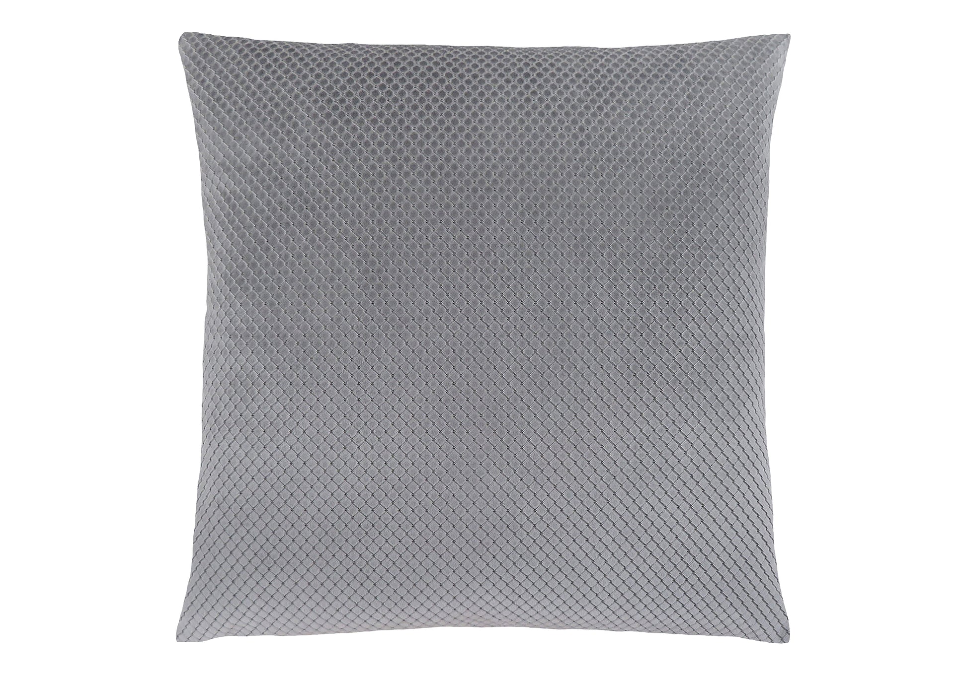 Pillows, 18 X 18 Square, Insert Included, Decorative Throw, Accent, Sofa, Couch, Bedroom, Grey Hypoallergenic Polyester, Modern Silver Polyester Polyester