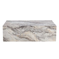 Modern Mdf Coffee Table With Grey Texture Pattern 39.3X23.6X11.8 Inches Stylish And Durable Design Grey Mdf