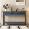 Rustic Entryway Console Table, 60