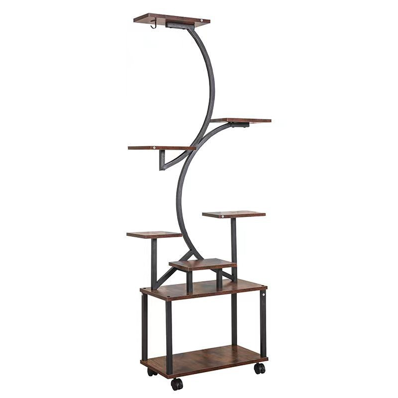 modern indoor plant stands for multiple plants Plant Stand Indoor With Grow Lights, 8 Tiered Indoor Plant Shelf, 61" Tall Plant Stand For Indoor Plants Multiple, Metal Plant Flower Holder Stand, S