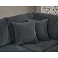 Packaging Upgrade Oversized Modular Sectional Sofa Set, L Shaped Couch,Corduroy ,Upholstered,Deep Seat,5 Seat,5 Throw Pillow And 6 Back Cushion,Living Room, Apartmentgray Gray Polyester Wood Primary