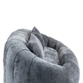 Coolmore Bean Bag Sofa Lazy Sofa Durable Comfort Lounger High Back Bean Bag Chair Couch For Adults And Kids, Indoor & Outdoor, Accent Floor Soft Lounge Chair Gray Chenille Gray Foam Chenille 2 Seat