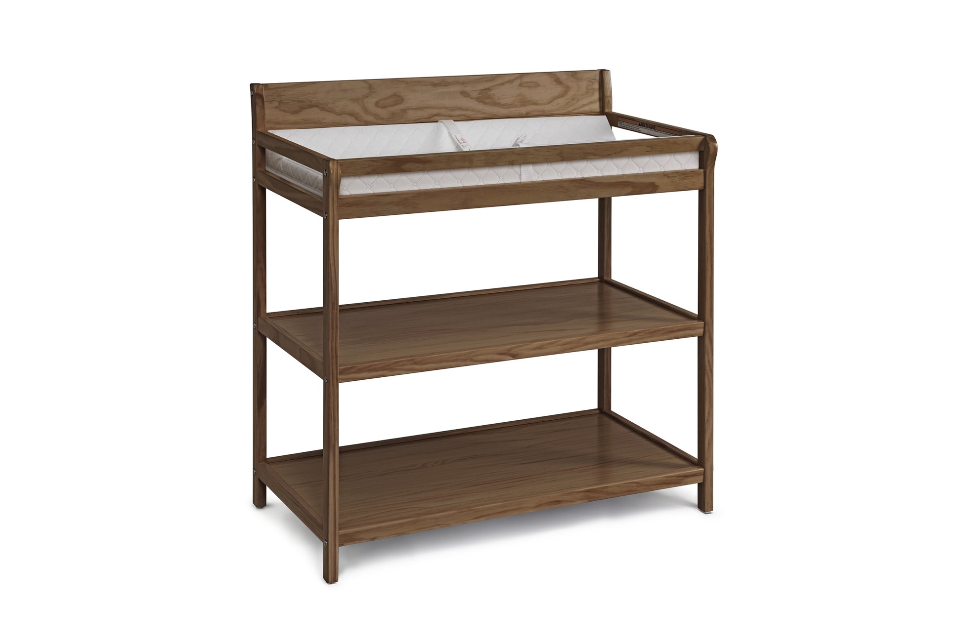 Shailee Changing Table Brown Brown Stone Brown Wood