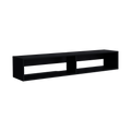 Floating Tv Stand Moore, Living Room, Black Black 60 69 Inches Engineered Wood