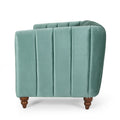 3 Seater Sofa Turquoise Velvet 3 Seat