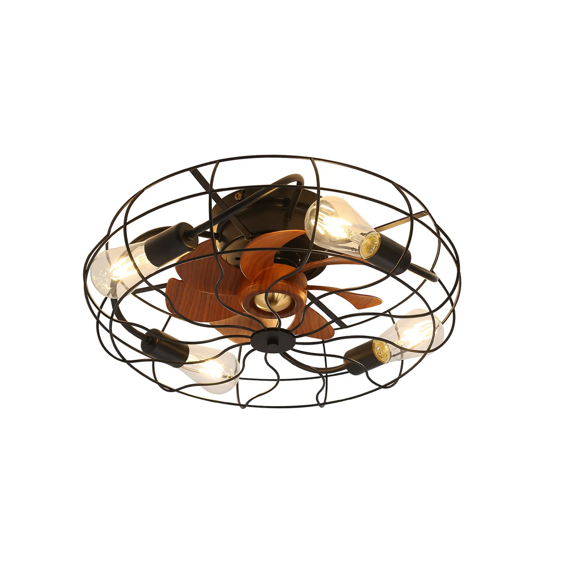 Industrial Style 20 Inch Led Ceiling Fan With