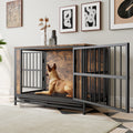 Dog Crate Furniture, Wooden Dog Crate Table, 38.9