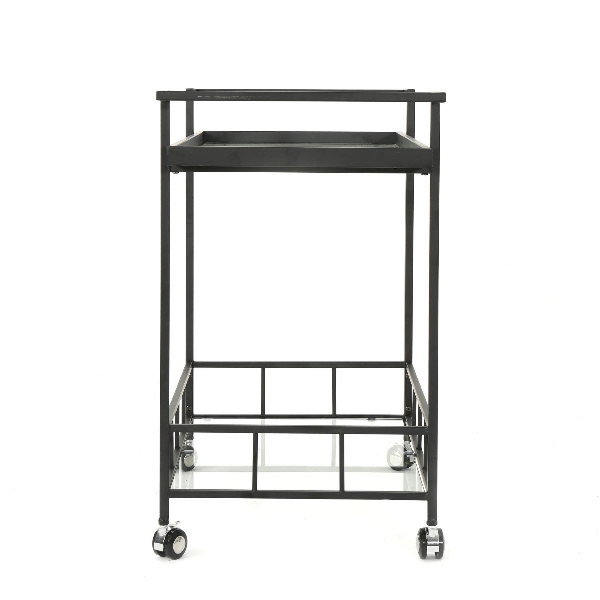 Bar Cart Black Iron