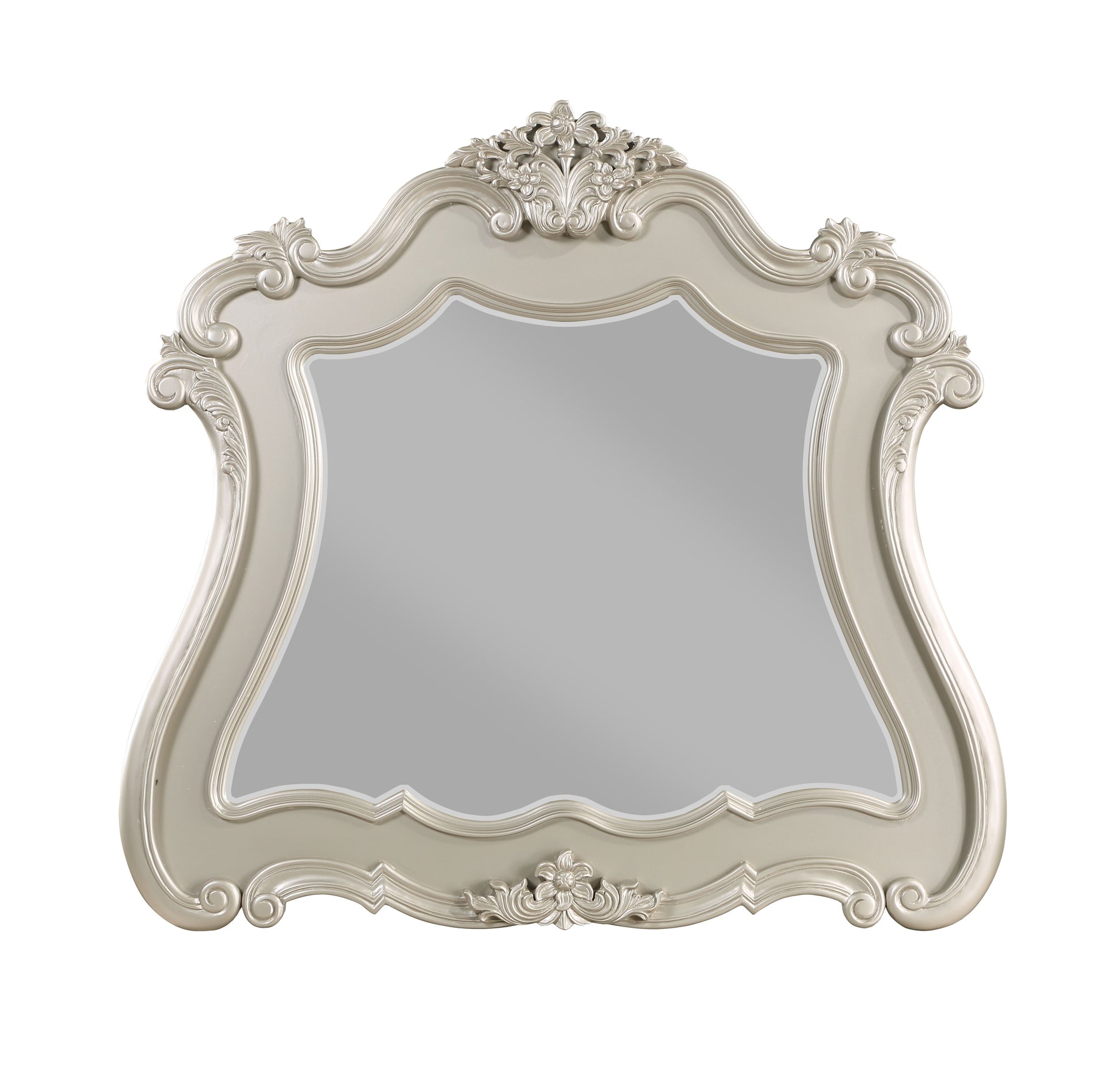 Bently Mirror, Champagne Finsih Bd02291 Champagne Fabric