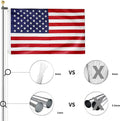 20Ft Flag Pole Silver Aluminium