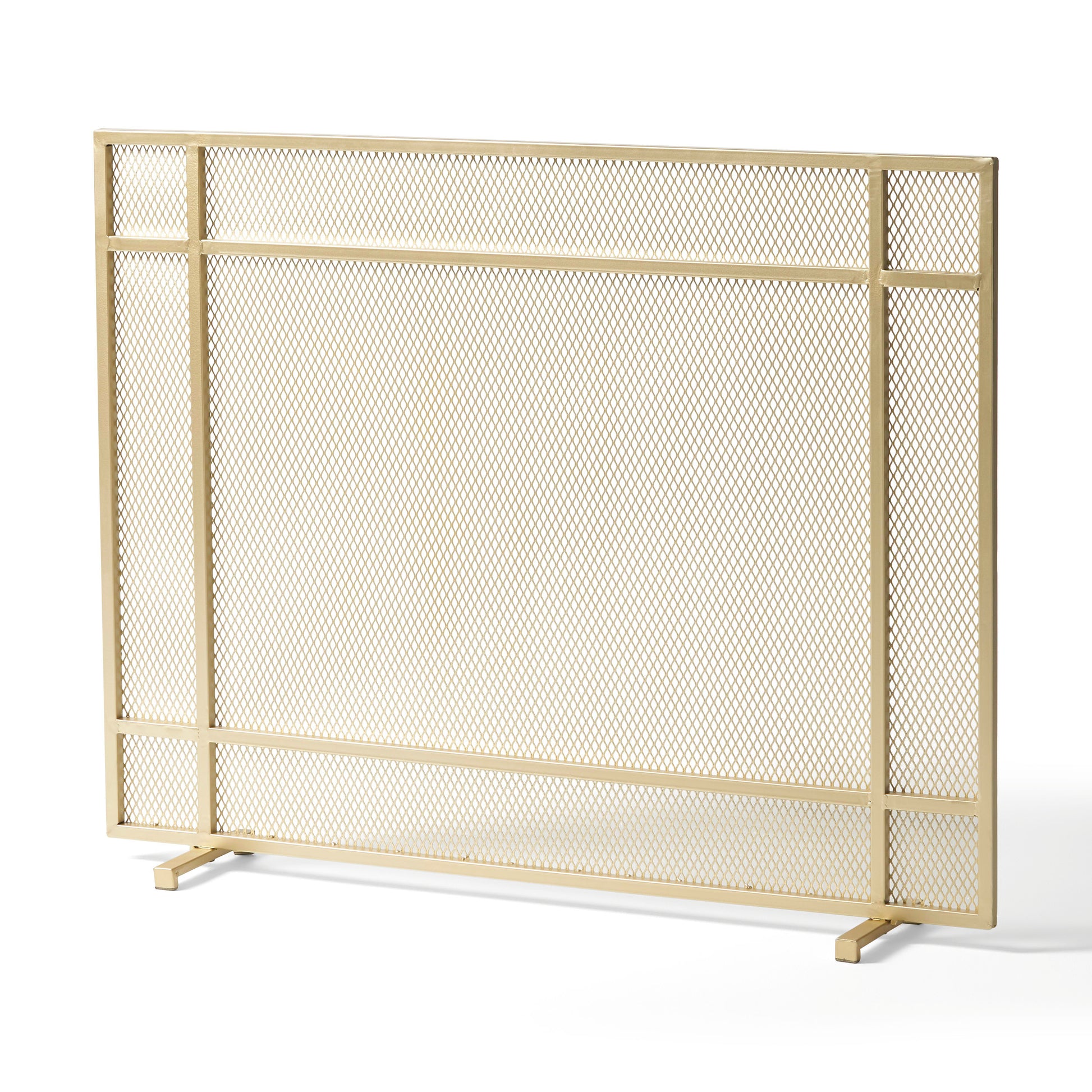 Fire Screen Gold Iron