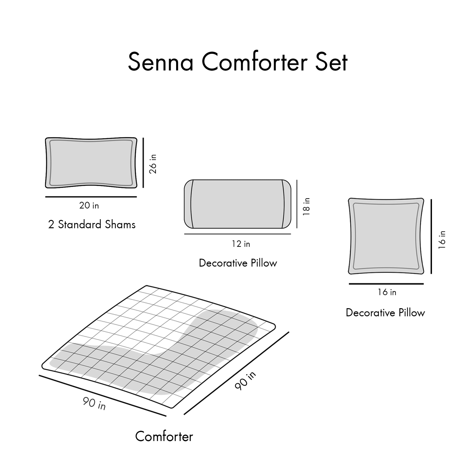 Comforter Set Full Aqua Polyester