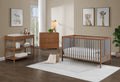 Pixie Toddler Guardrail And Stabilizer Bar In Walnut Walnut Wood