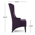 Dining Chair Plum Fabric