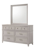 Gray Square Mirror Gray Solid Wood Mdf Glass