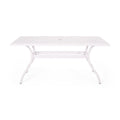 Phoenix Rectangle Table White Aluminium