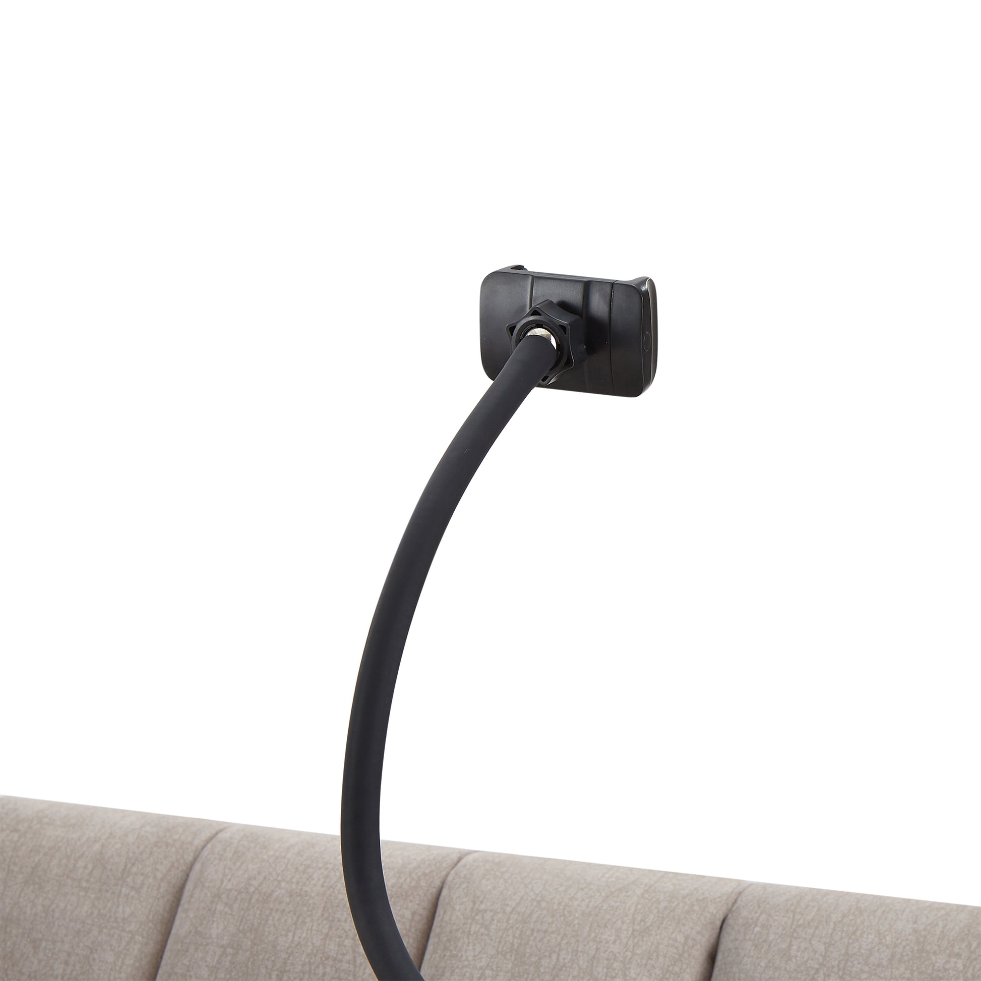 55.9" Convertible Sofa Bed Loveseat Sofa With Three Usb Ports, Two Side Pockets, Two Cup Holders And 360 Swivel Phone Holder For Living Room, Light Grey Light Grey Foam Polyester