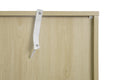 4 Door Cabinet, Sideboard Accent Cabinet, Storage Cabinet For Living Room, Hallway Entryway Kitchen Natural Wood Mdf