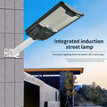 Solar Street Lights Outdoor, Parking Lot Lights With 109Pcs Led Beadsip65 Waterproof Solar Flood Lights, Dusk To Dawn Solar Lights For Garden, Street Side Road,Courtyard Villa,City Square Black White Modern,Sporty,Vintage Metal