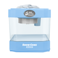 Snow Cone Maker, Tabletop Shaved Ice Machine For Slushies & Frozen Drinks, 2 Reusable Cups, Ice Scoop Blue Plastic