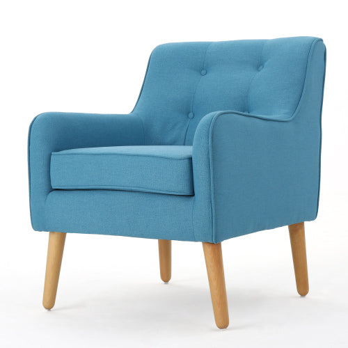 Arm Chair Teal Fabric