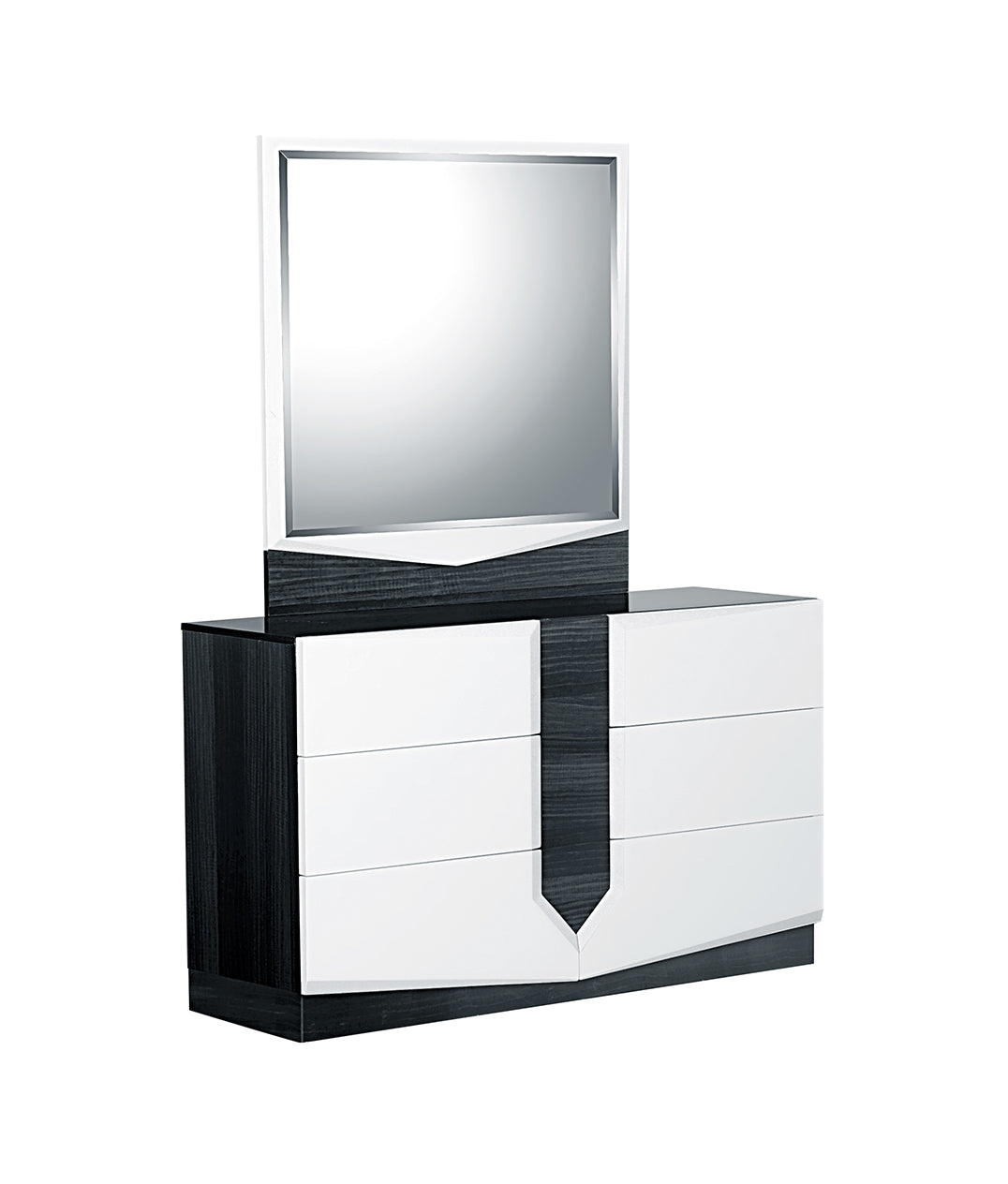 Vios Zebra White Hg Mirror White Black Mdf