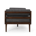Chaise Lounge Charcoal Fabric