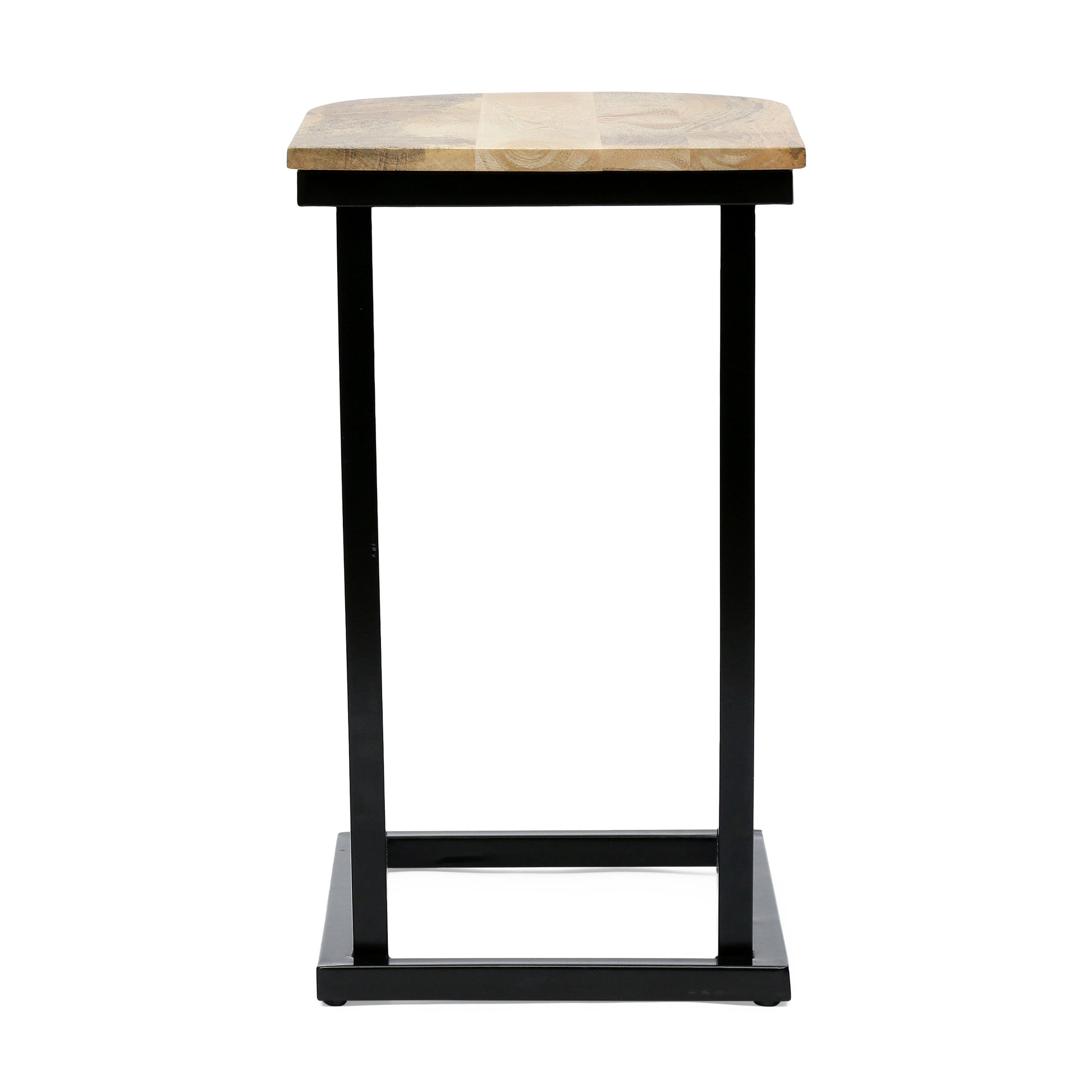 C Table Honey Wood Metal