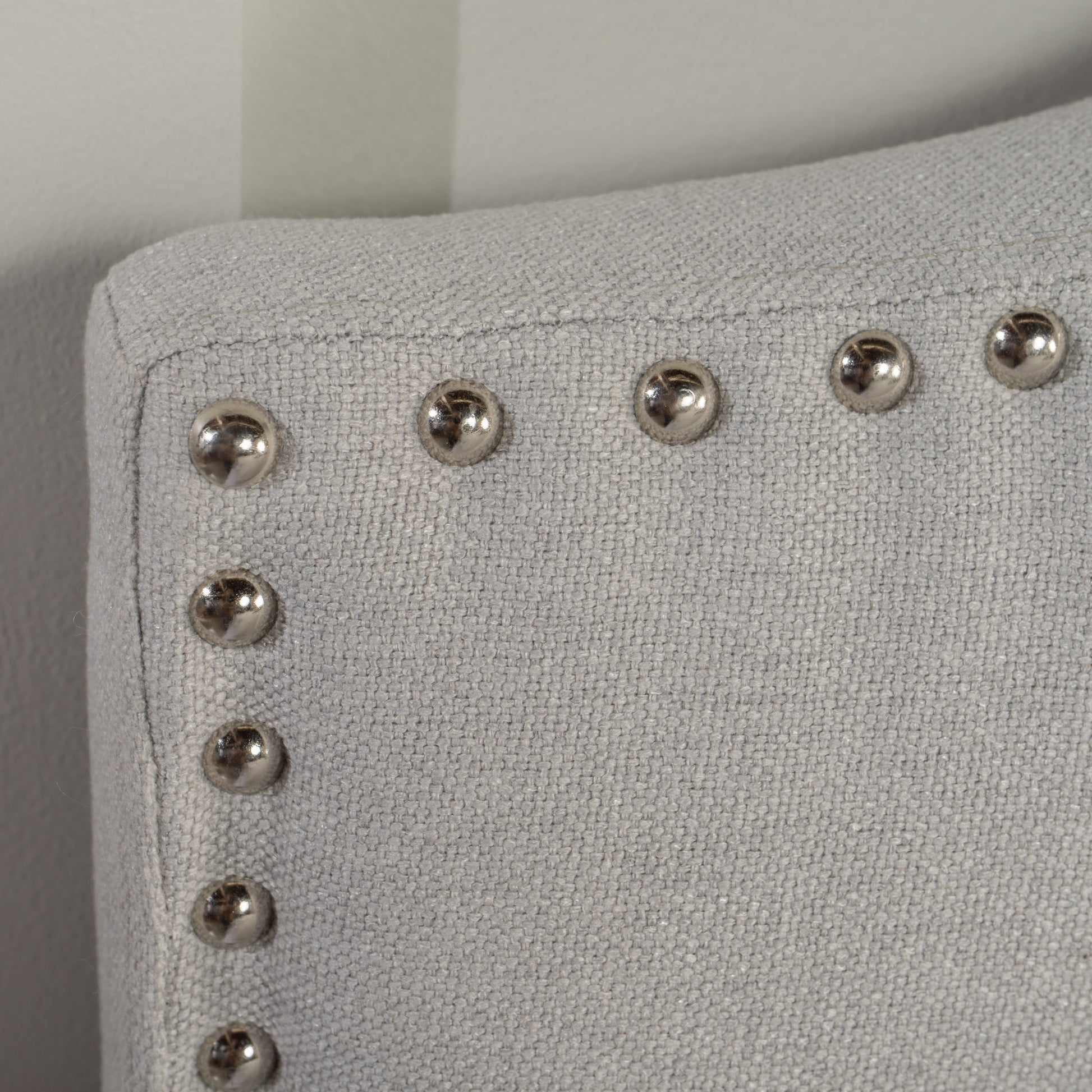 Queen&Full Sized Headboard Queen Light Grey Fabric